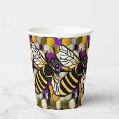 Schöne Biene Pappbecher (Rechts)