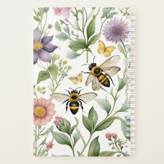 Schöne Biene Planer (Rückseite)