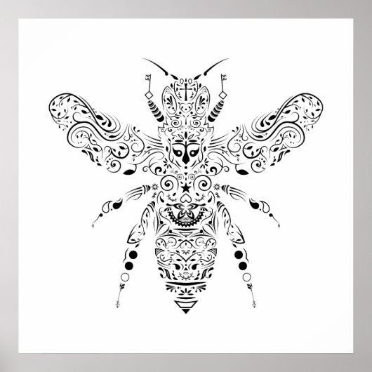 schöne Biene Poster (Vorne)