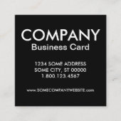 schöne Biene Quadratische Visitenkarte (Vorderseite)