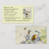SCHÖNE BIENEN AUF BLUMEN ~ GESCHÄFT ~CONTACT KARTE (Vorne/Hinten)