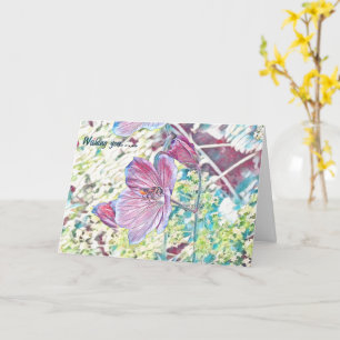 Schöne Bienenmalerei Geburtstagskarte Karte