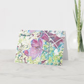 Schöne Bienenmalerei Geburtstagskarte Karte (Vorderseite)