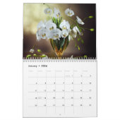 Schöne Bilder der KI Blume King Protea Lilies Kalender (Jan 2026)