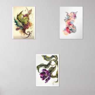 Schöne Bilder für Zimmer mit 3pc Bilderwand Sets