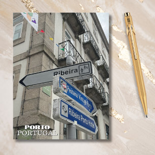 Schöne Bilder von Porto Portugal, Individuelle Rei Feiertagspostkarte
