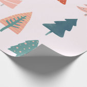 Schöne Bilder von Weihnachtsbäumen Geschenkpapier (Ecke)