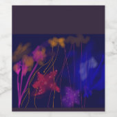 Schöne bildhafte Natur Weinetikett (Einzelnes Label)