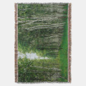 Schöne Birch Tree Wald Kunst Decke (Vorderseite Vertikal)