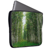 Schöne Birch Tree Wald Kunst Laptopschutzhülle (Vorne Rechts)