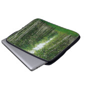 Schöne Birch Tree Wald Kunst Laptopschutzhülle (Vorne Knopf)