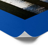 Schöne Birke im Herbst Poster (Ecke)