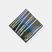 Schöne Birke im Herbst Serviette (Ecke)