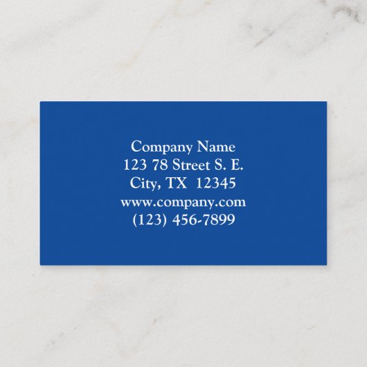 Schöne Birke im Herbst Visitenkarte (Rückseite)