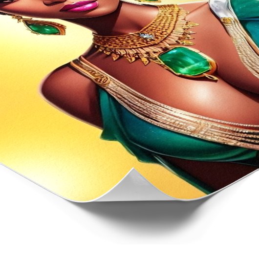 Schöne Black Queen Poster (Ecke)