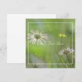 Schöne, blassviolette Blüten - Ihre Text-Flachkart (Vorne/Hinten)
