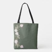 Schöne Blätter aus Weinreben fügen Ihre Botschaft  Tasche (Rückseite)