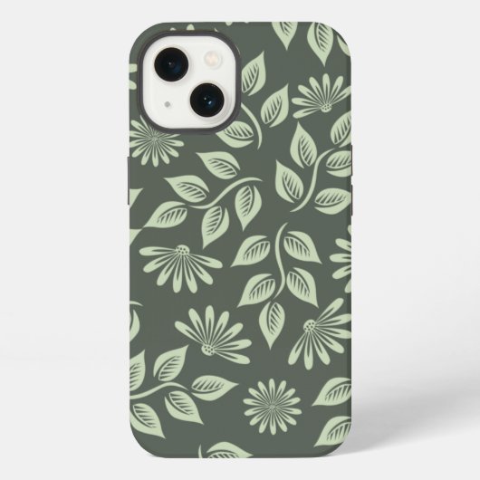 Schöne Blätter Design iPhone Hülle (Rückseite)