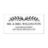 schöne Blätter Gummistempel (Prägung)