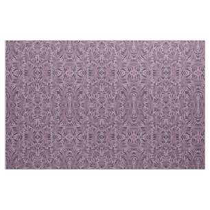Schöne Blätter in Aubergine-Purpur Stoff