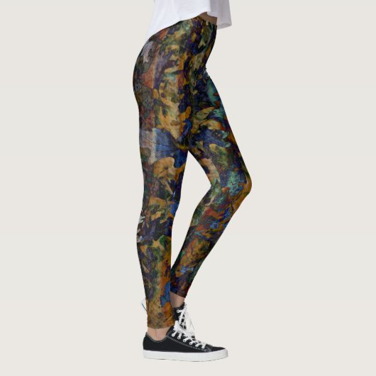 Schöne Blätter Leggings (Rechts)