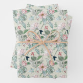 Schöne Blätter mit Blumenmuster (Beispiel)