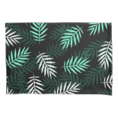 Schöne Blätter Muster Grün Kissenbezug (Vorderseite)