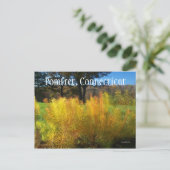 Schöne Blätter Postkarte (Stehend Vorderseite)