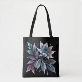 schöne Blätter und Blumen Tasche