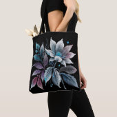 schöne Blätter und Blumen Tasche (Von Nahem)
