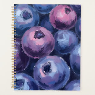 Schöne Blaubeeren   Obstmalerei Planer