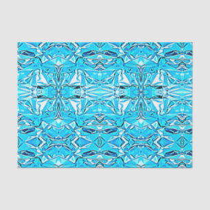 Schöne blaue abstrakte Kunst Fancy Seidenpapier