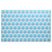 Schöne blaue Aquarelltafeln Kunst Stoff (Yard (91,4 cm))