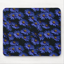 Schöne blaue Aster Mousepad