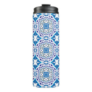 💙 Schöne blaue Azulejos, IV, Thermosbecher