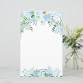 Schöne blaue Blume (Stehend Vorderseite)