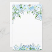 Schöne blaue Blume (Vorne/Hinten)