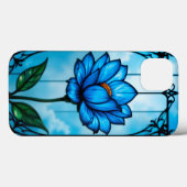 Schöne blaue Blume, Case-Mate iPhone Hülle (Rückseite (Horizontal))