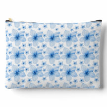 Schöne blaue Blume Nahtloses Muster