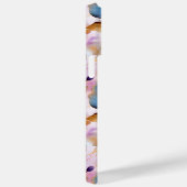 Schöne blaue Blumen Alkohol Tinte Pastel Case-Mate iPhone Hülle (Rückseite / Rechts)