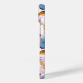 Schöne blaue Blumen Alkohol Tinte Pastel Case-Mate iPhone Hülle (Rückseite / Links)