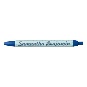 Schöne blaue Bogen Kugelschreiber