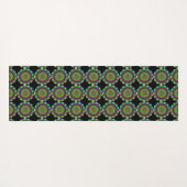 Schöne blaue Chakras Meditations-und Yoga-Matte Yogamatte (Rückseite (Horizontal))