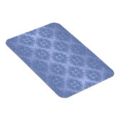 Schöne blaue Damast Magnet (Rechte Seite)