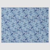 Schöne blaue Damast Seidenpapier (Vorderseite)