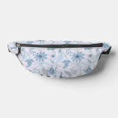 Schöne blaue Floral Bauchtasche (Ablage )