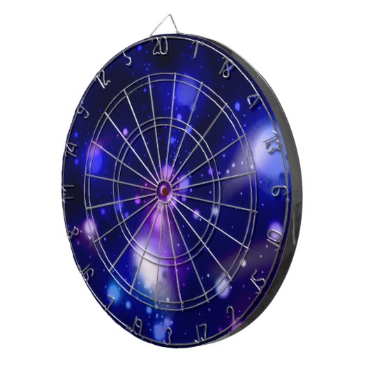 Schöne blaue Galaxie 2 Dartscheibe (Vorderseite rechts)