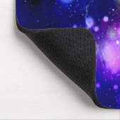 Schöne blaue Galaxie Mousepad (Ecke)