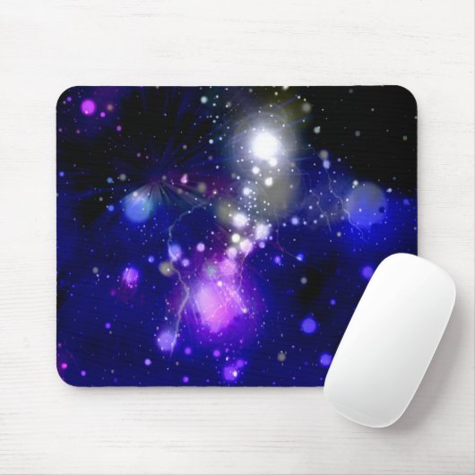 Schöne blaue Galaxie Mousepad (Mit Mouse)