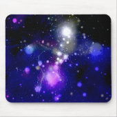 Schöne blaue Galaxie Mousepad (Vorne)